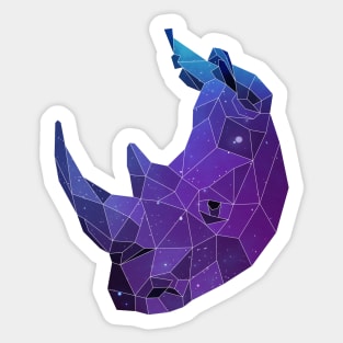 Galaxy Rhino Sticker